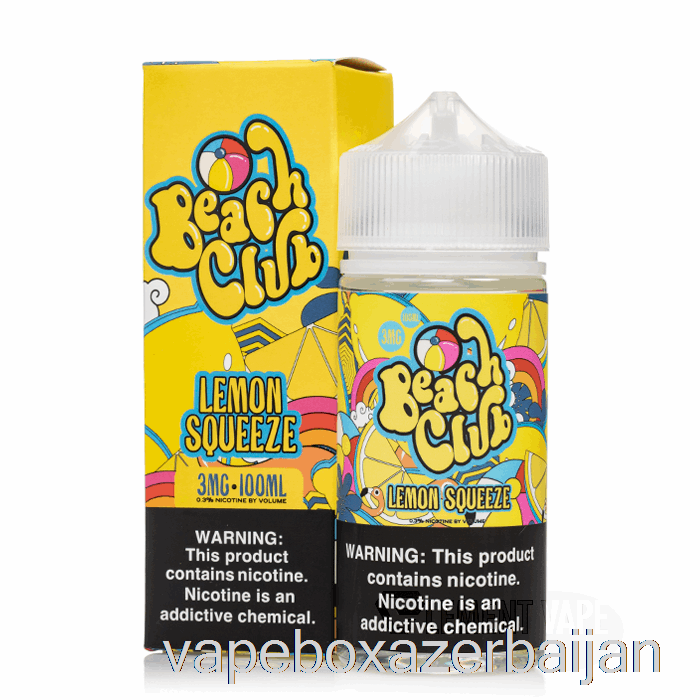 Vape Baku Lemon Squeeze - Beach Club - 100mL 12mg